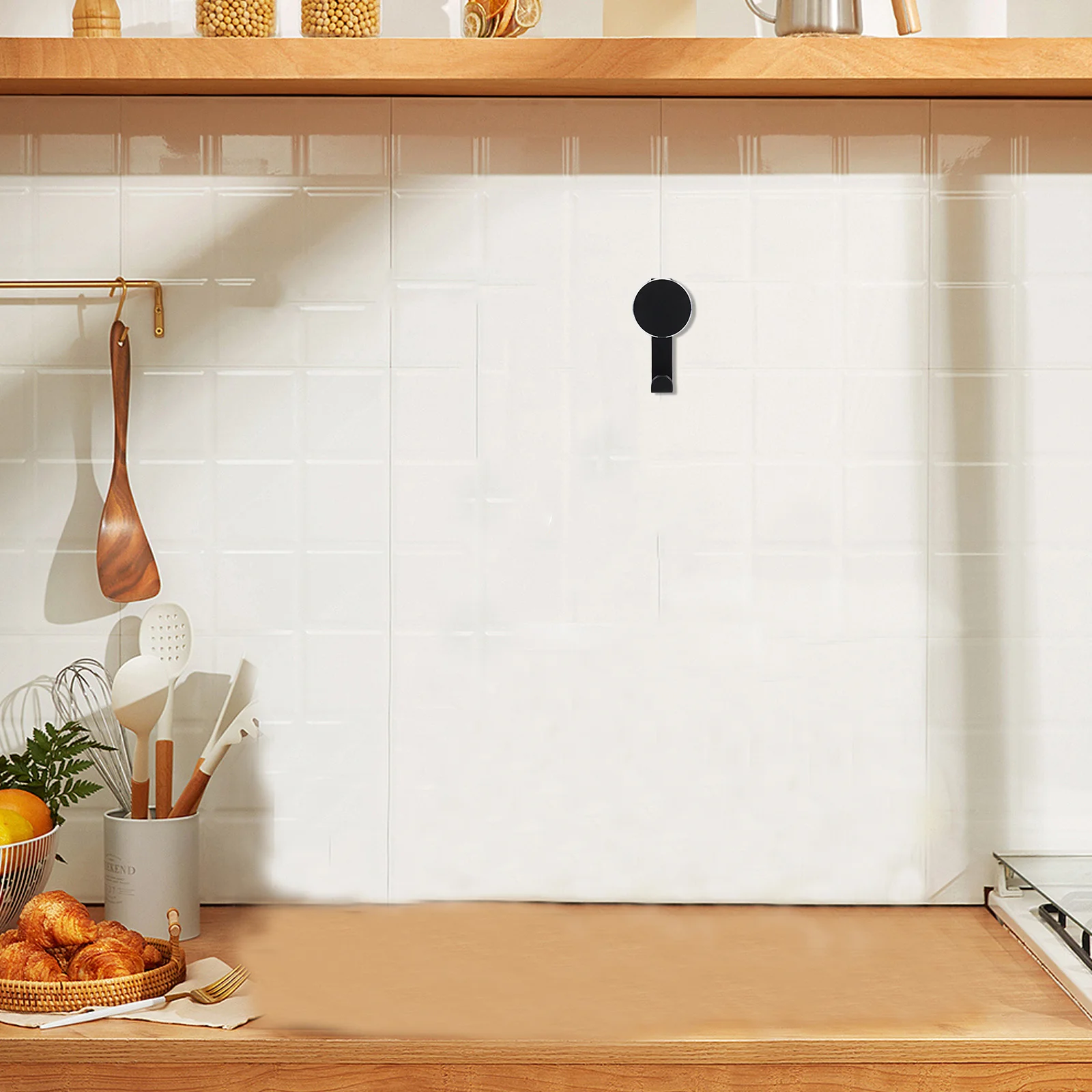 Heavy Duty Aluminum Kitchen Hook Wall Mounted Thickened No Drill Waterproof Multifunctional Organizer for Utensils 
Heavy Duty Aluminum Kitchen Hook Wall Mounted Thickened No Drill Waterproof Multifunctional Organizer for Utensils