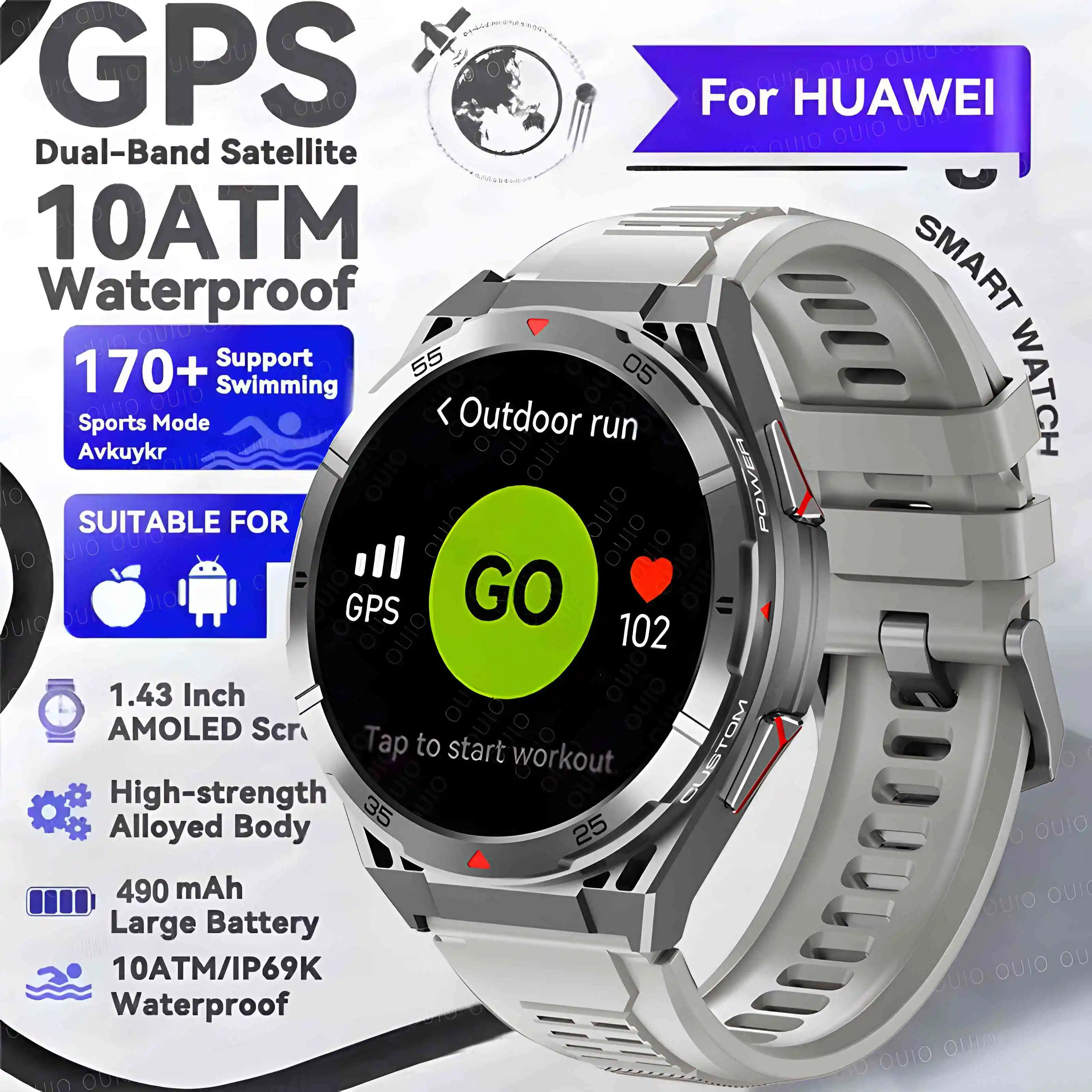 Новинка 2025 года для HUAWEI, оригинальные умные часы премиум-класса с GPS, ультра HD AMOLED-дисплей, встроенный GPS BT Call, водонепроницаемый смарт-браслет 3ATM
Новинка 2025 года для HUAWEI, оригинальные умные часы премиум-класса с GPS, ультра HD AMOLED-дисплей, встроенный GPS BT Call, водонепроницаемый смарт-браслет 3ATM