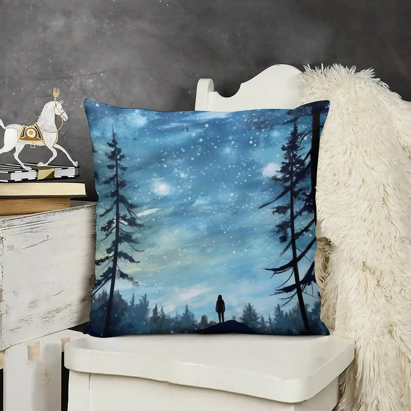 Stargazing Forest Dreamer's Haven Throw Pillow luxury home accessories New year Cushions christmas ornaments 2025 pillow
Stargazing Forest Dreamer's Haven Throw Pillow luxury home accessories New year Cushions christmas ornaments 2025 pillow