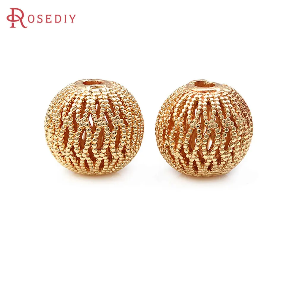 18K Gold Color Brass Round Hollow Spacer Beads Bracelet Beads High Quality Jewelry Making Supplies Diy Accessories
18K Gold Color Brass Round Hollow Spacer Beads Bracelet Beads High Quality Jewelry Making Supplies Diy Accessories
