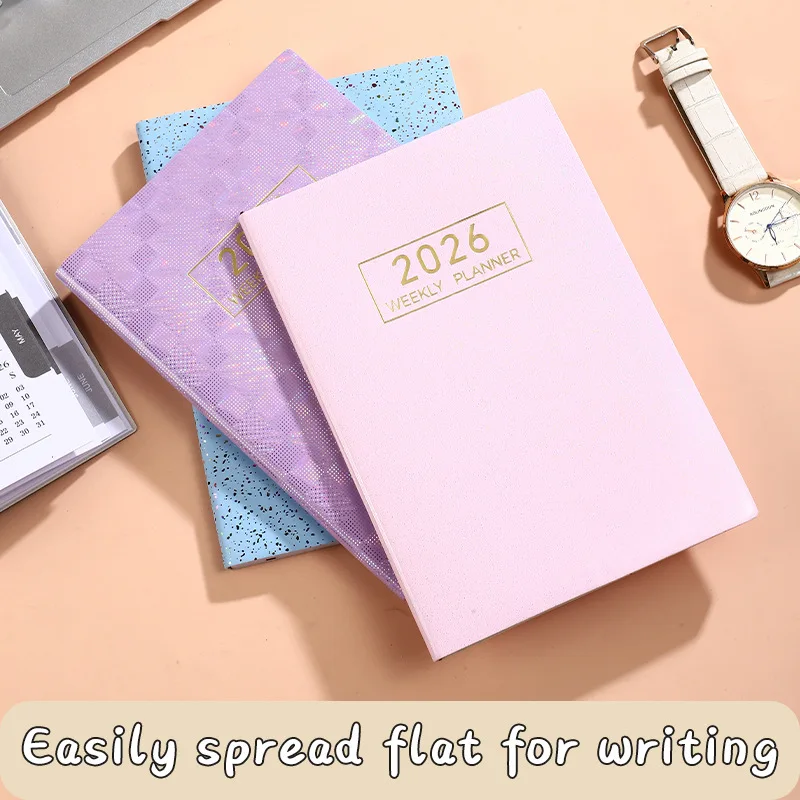 Time Management English Planners Laser Dazzling Colors Cover A5 Size 2026 Aganda Notebooks Daily Weekly Schedual Back To School
Time Management English Planners Laser Dazzling Colors Cover A5 Size 2026 Aganda Notebooks Daily Weekly Schedual Back To School