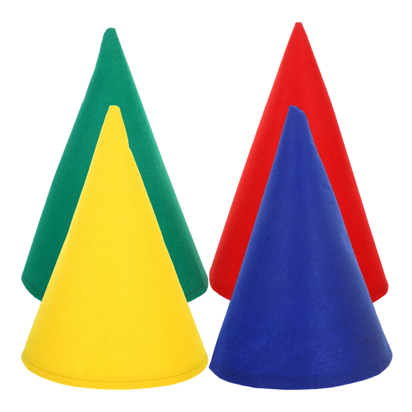 4Pcs Felt Cone Gnome Hats Soft Durable Birthday Christmas Halloween Party Costume Props Dwarf Accessories Christmas Dwarf Hats
4Pcs Felt Cone Gnome Hats Soft Durable Birthday Christmas Halloween Party Costume Props Dwarf Accessories Christmas Dwarf Hats