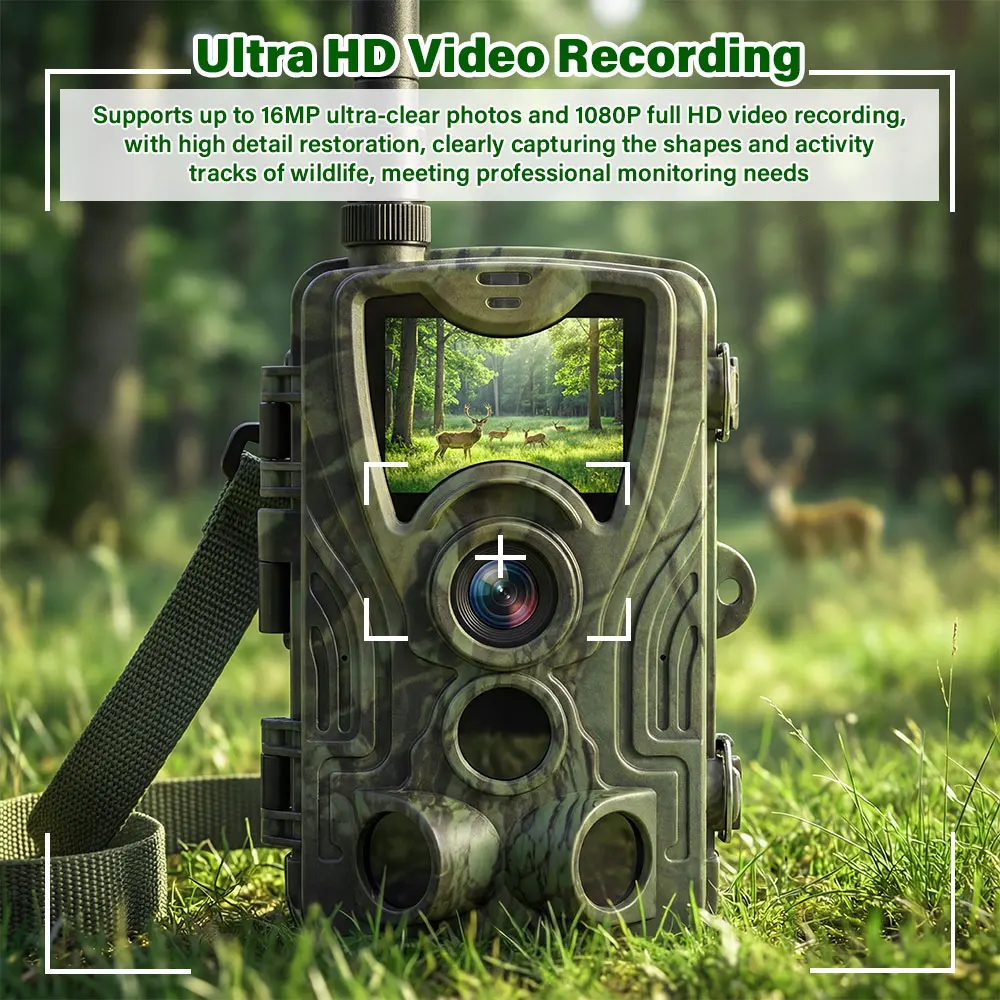2G 20MP 1080P MMS/SMTP/SMS HC801M 2g hunting Trail Camera Wildlife photo traps 0.3S Trigger Hunter camera
2G 20MP 1080P MMS/SMTP/SMS HC801M 2g hunting Trail Camera Wildlife photo traps 0.3S Trigger Hunter camera