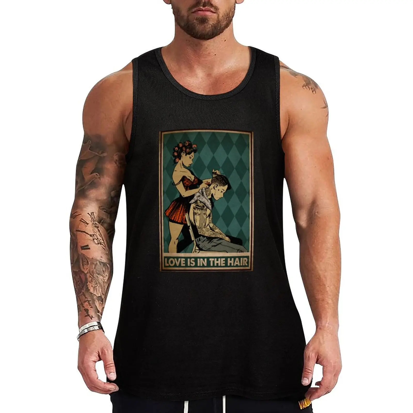 Love Is In The Hair, Hairdresser Gift, Hair Stylist, Home Decor Gift Tank Top Classic Fit Undershirt Everyday Wear
Love Is In The Hair, Hairdresser Gift, Hair Stylist, Home Decor Gift Tank Top Classic Fit Undershirt Everyday Wear