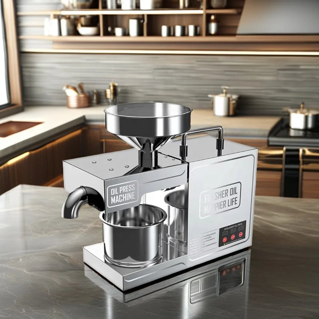 Stainless Steel Automatic Mini Home Use Oil Press Machine For Extracting Peanut Coconut Oil
Stainless Steel Automatic Mini Home Use Oil Press Machine For Extracting Peanut Coconut Oil