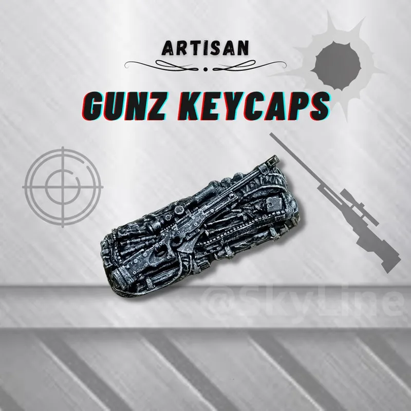 【In Stock】Artisan GunZ/Guns/Gun Keycap for Mechanical Gaming Keyboard - 1u/Shift 2.75u/Backspace 2u
【In Stock】Artisan GunZ/Guns/Gun Keycap for Mechanical Gaming Keyboard - 1u/Shift 2.75u/Backspace 2u