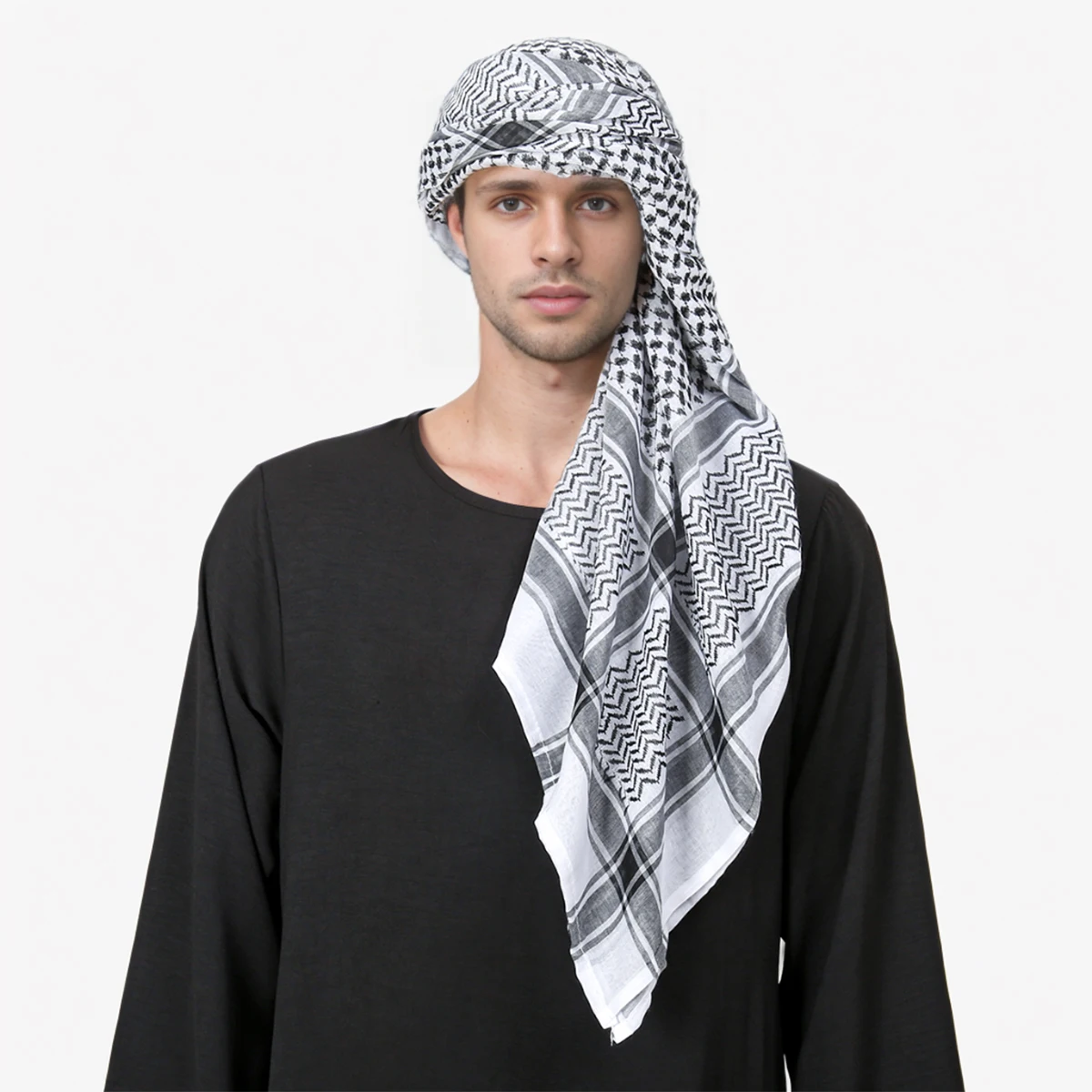 Арабский мужской шарф Keffiyeh, головной убор с кисточками, хиджаб, исламский платок с принтом, квадратный шарф, арабский тюрбан, мусульманская одежда, молитвенный тюрбан
Арабский мужской шарф Keffiyeh, головной убор с кисточками, хиджаб, исламский платок с принтом, квадратный шарф, арабский тюрбан, мусульманская одежда, молитвенный тюрбан