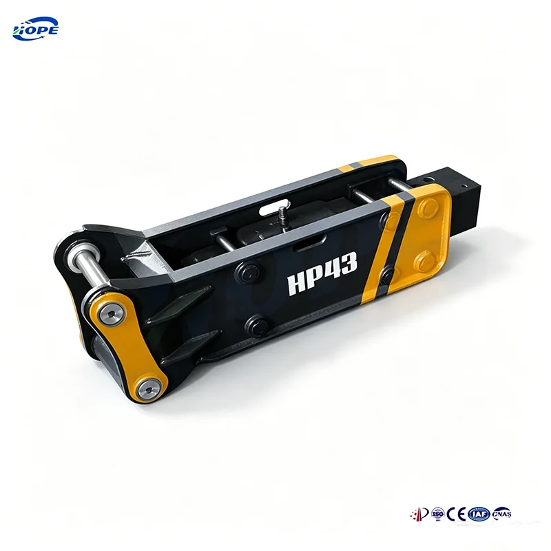 SB43 Top Right Angle Hydraulic Rock Breaker Hammer, Excavator Attachment CE ISO Certified For Concrete Demolition Works
SB43 Top Right Angle Hydraulic Rock Breaker Hammer, Excavator Attachment CE ISO Certified For Concrete Demolition Works