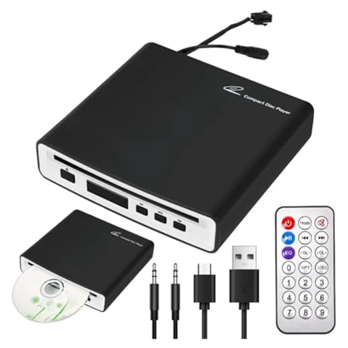 External Universal Car CD Player Vehicle CD Player,Portable CD Player for Car/TV/Laptop with USB or Type-C Port AUX Port
External Universal Car CD Player Vehicle CD Player,Portable CD Player for Car/TV/Laptop with USB or Type-C Port AUX Port