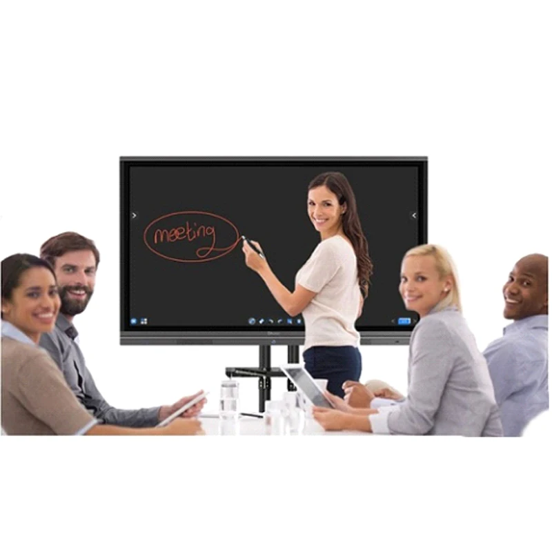 55 inch 3840*2160 Ultra HD display/Standard infrared 20-point touch Conference All-in-one Machine Interactive Board LCD
55 inch 3840*2160 Ultra HD display/Standard infrared 20-point touch Conference All-in-one Machine Interactive Board LCD