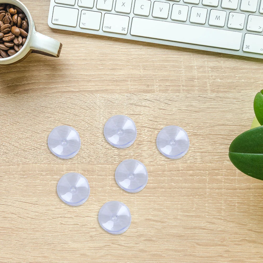 24Pcs Clear Spacer for Glass Table Anti-Slip Silicone Suction Cup Pads Table Top Bumpers Double-Sided Sticky Mounts for Window
24Pcs Clear Spacer for Glass Table Anti-Slip Silicone Suction Cup Pads Table Top Bumpers Double-Sided Sticky Mounts for Window