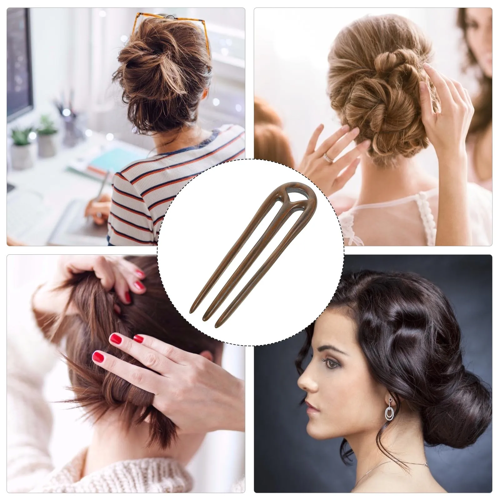 Sandalwood Hairpin 3-prong Green Pu Bottle Design Vintage Hair Fork Wood Hair Stick Retro Accessories For Bun Hairstyle Wedding
Sandalwood Hairpin 3-prong Green Pu Bottle Design Vintage Hair Fork Wood Hair Stick Retro Accessories For Bun Hairstyle Wedding