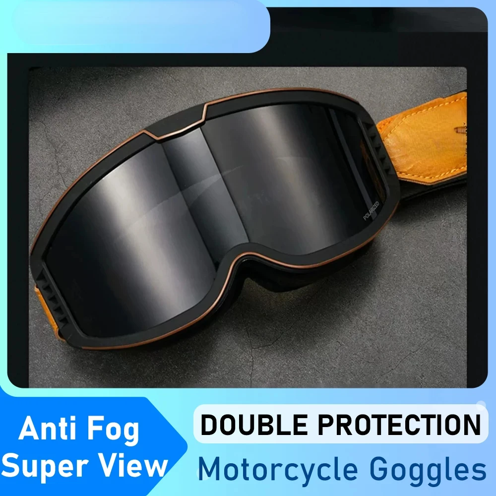 Motorcycle Goggles Photochromic 3 IN 1 Retro Cycling Sunglasses Anti-Fog Windproof Polarized Motocross Riding Glasses Sunglasse
Motorcycle Goggles Photochromic 3 IN 1 Retro Cycling Sunglasses Anti-Fog Windproof Polarized Motocross Riding Glasses Sunglasse