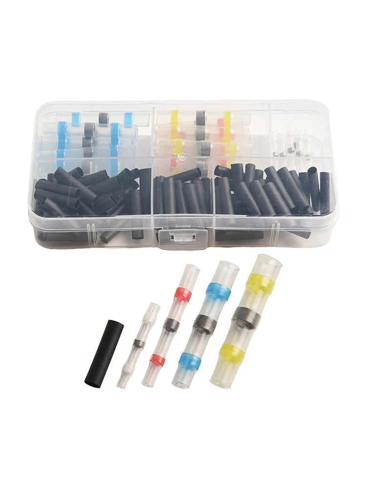 100pcs Connectors Sleeve Wire Solder Waterproof Butt Terminals Durability Greater Pul Heat Shrink High Quality
100pcs Connectors Sleeve Wire Solder Waterproof Butt Terminals Durability Greater Pul Heat Shrink High Quality
