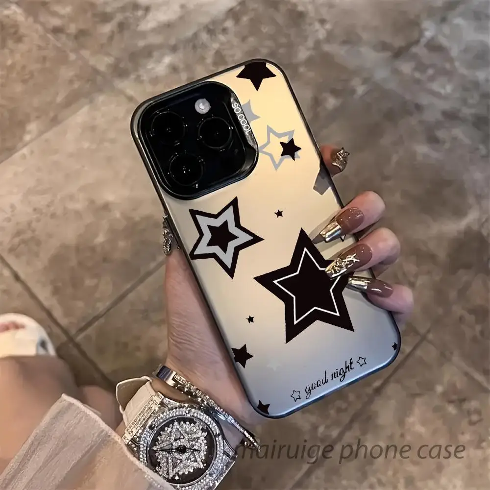Чехол для телефона Black Stars Good Night, противоскользящий и противоударный чехол для телефона, подходит для iPhone 16, 15, 14, 13, 12, 11 Pro Max plus mini se
Чехол для телефона Black Stars Good Night, противоскользящий и противоударный чехол для телефона, подходит для iPhone 16, 15, 14, 13, 12, 11 Pro Max plus mini se