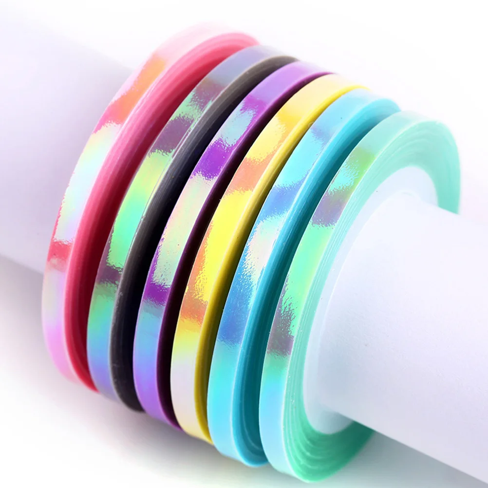 18pcs Sparkle Tapes 1Mm 2Mm 3Mm Mixed Colors Self-Adhesive Shining Nail Line For Diy Manicure Pedicure Nail Art Tool
18pcs Sparkle Tapes 1Mm 2Mm 3Mm Mixed Colors Self-Adhesive Shining Nail Line For Diy Manicure Pedicure Nail Art Tool