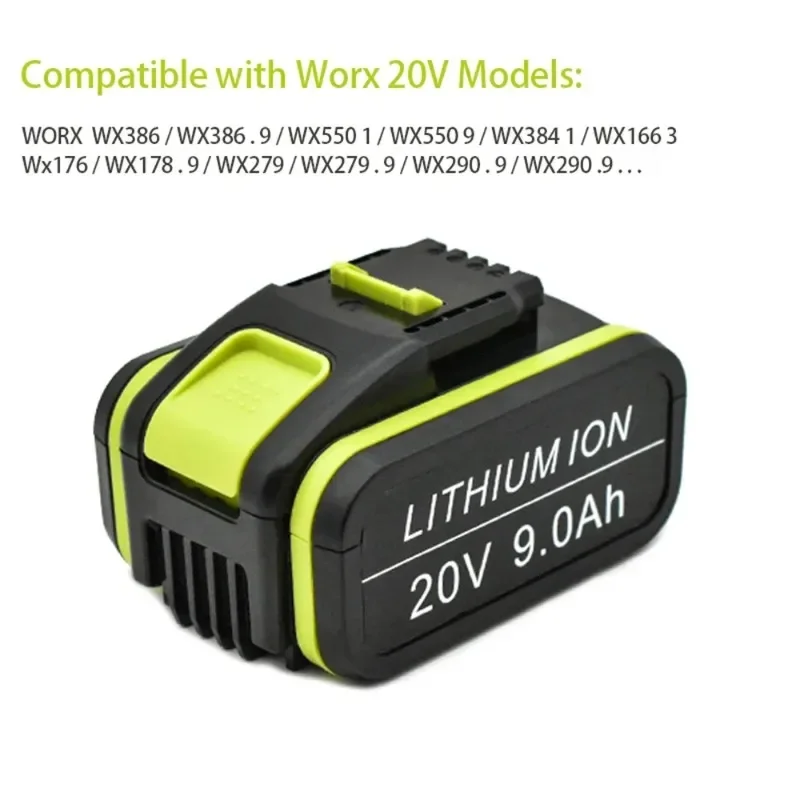Новинка 100% г., литий-ионный аккумулятор 20 в, 9,0 А · ч, er400 Worx, 20 в, макс., WA3551, WA 3551,1, WA3553, WA3641, WX373, WX390 Akku werkzeug
Новинка 100% г., литий-ионный аккумулятор 20 в, 9,0 А · ч, er400 Worx, 20 в, макс., WA3551, WA 3551,1, WA3553, WA3641, WX373, WX390 Akku werkzeug