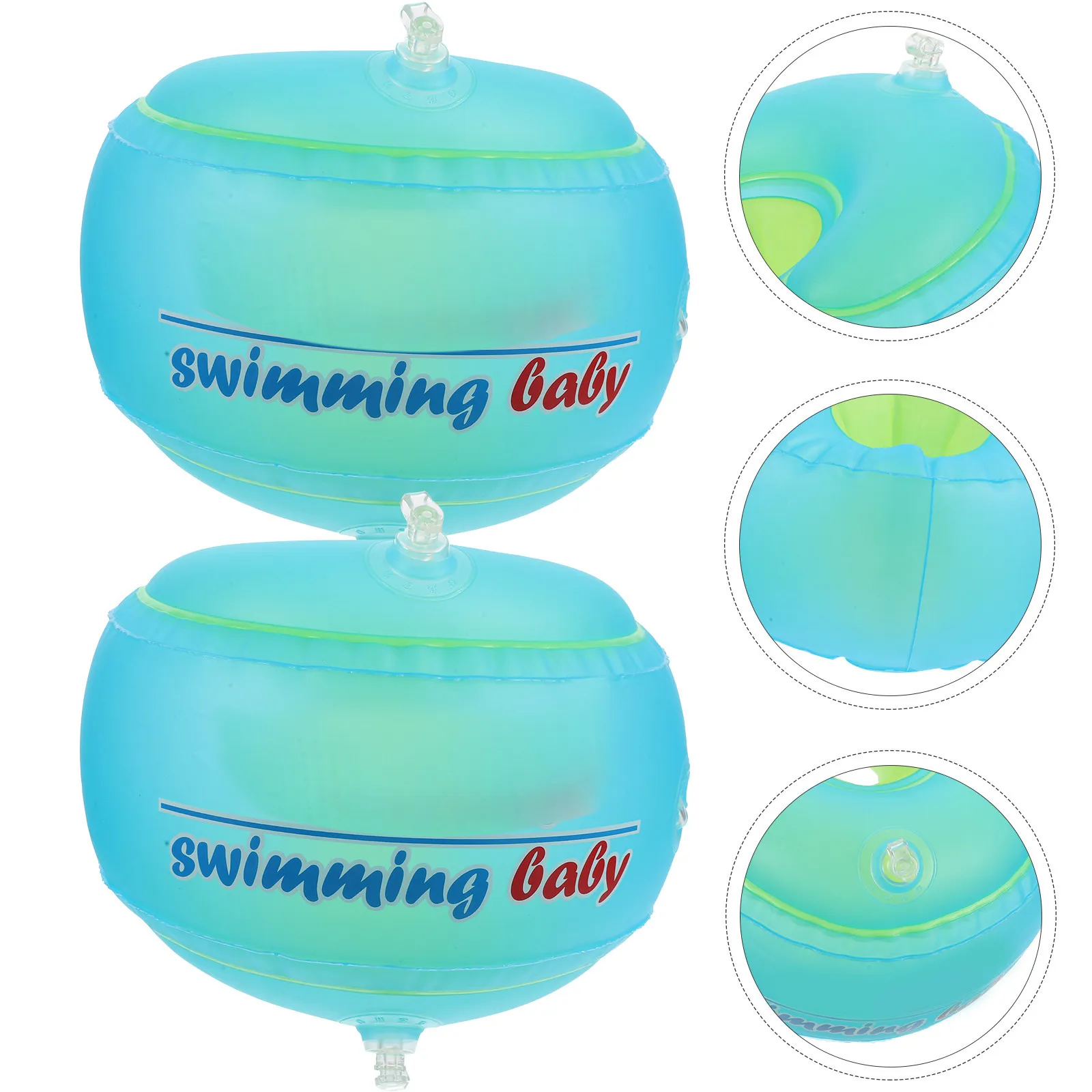 1Pair Kids Swimming Arm Bands Inflatable Float Armlets Roll Up Arm Rings Blue Size S Perfect for 1-4 Years Old Children
1Pair Kids Swimming Arm Bands Inflatable Float Armlets Roll Up Arm Rings Blue Size S Perfect for 1-4 Years Old Children