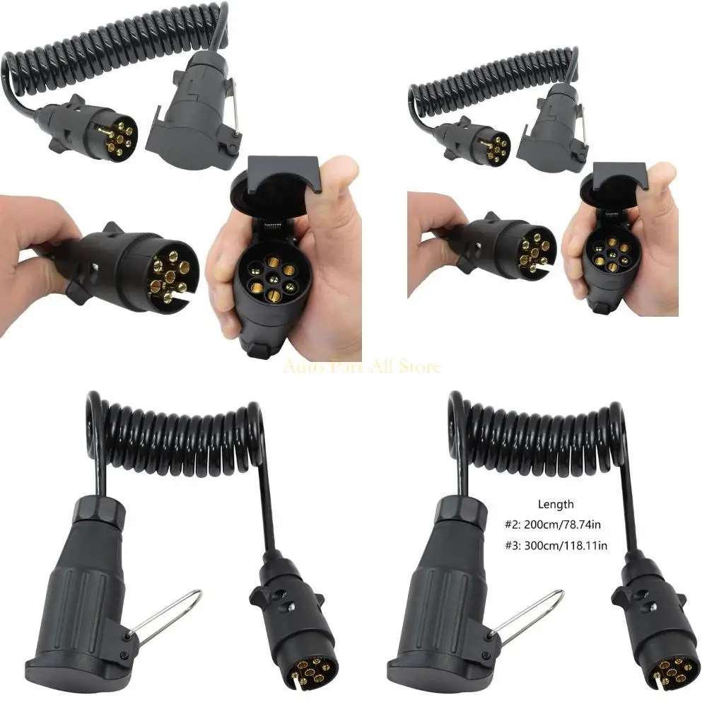 J0MA Towing Trailer Light Board Extension Adapter Cable Cord Trailer Towing Socket Plug Board Wire Connectors Truck
J0MA Towing Trailer Light Board Extension Adapter Cable Cord Trailer Towing Socket Plug Board Wire Connectors Truck