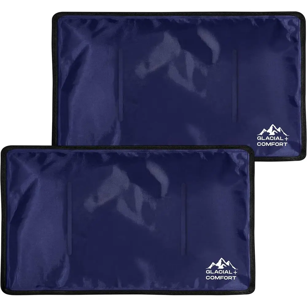 Gel Ice Pack or Back Pain - (21" x 13") Reusable Cold Pads or Hip, Knee, Shoulder Injuries, Muscle Strains, Migraine & Postpartu
Gel Ice Pack or Back Pain - (21" x 13") Reusable Cold Pads or Hip, Knee, Shoulder Injuries, Muscle Strains, Migraine & Postpartu