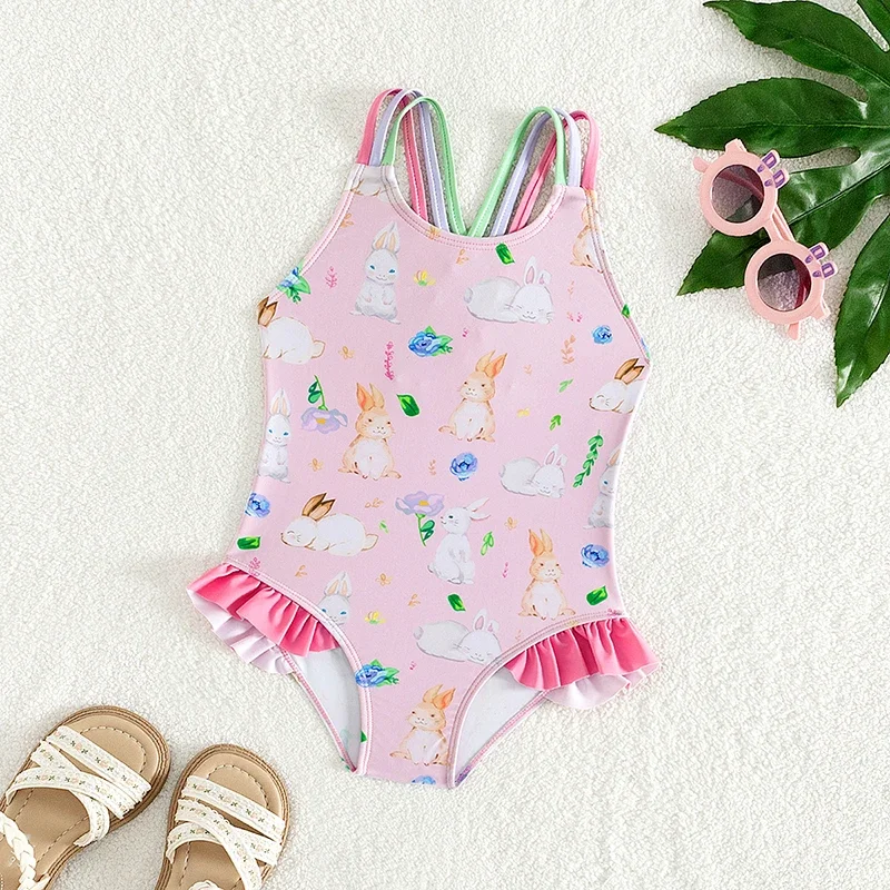 4-10 Years Baby Girls One Piece Swimwear Cute Rabbit Kids Swimsuit Children Cartoon Bathing Suit for Hot Spring Beach Wear
4-10 Years Baby Girls One Piece Swimwear Cute Rabbit Kids Swimsuit Children Cartoon Bathing Suit for Hot Spring Beach Wear