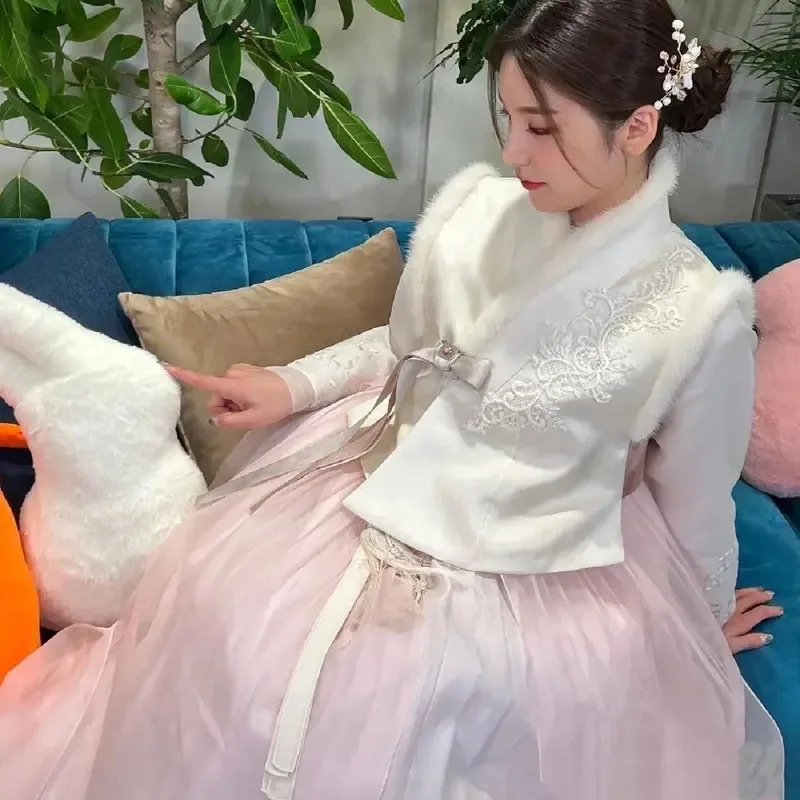 Корейские древние костюмы, женский жилет ханбок, традиционный вечерний азиатский дворцовый жилет, элегантный корейский свадебный жилет для востола и танцев
Корейские древние костюмы, женский жилет ханбок, традиционный вечерний азиатский дворцовый жилет, элегантный корейский свадебный жилет для востола и танцев