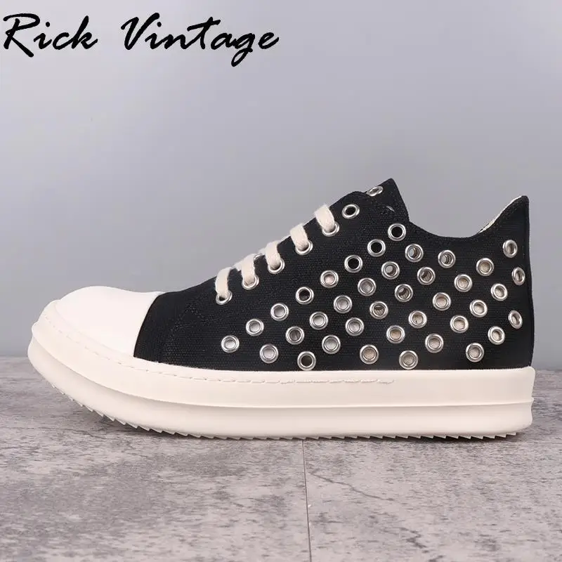 Rick Vintage Rivet Canvas Shoes Men Casual Sneakers RO Brand Shoes Woman Low Top Walking Shoes Street Style Male Trendy Shoes
Rick Vintage Rivet Canvas Shoes Men Casual Sneakers RO Brand Shoes Woman Low Top Walking Shoes Street Style Male Trendy Shoes