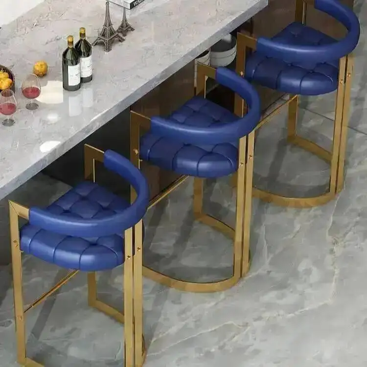 Backrest Dining High Stool with Luxury Kitchen Island Upholstered Cushion Minimalist Table Home Chair Bar High Stool
Backrest Dining High Stool with Luxury Kitchen Island Upholstered Cushion Minimalist Table Home Chair Bar High Stool