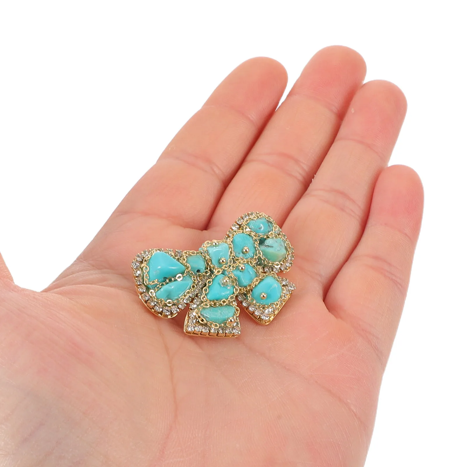 Turquoise Bow Brooch Pin Elegant Lapel Pin Decorative Badge for Dresses Sweaters Coats Hats Backpacks Fashion Jewelry
Turquoise Bow Brooch Pin Elegant Lapel Pin Decorative Badge for Dresses Sweaters Coats Hats Backpacks Fashion Jewelry