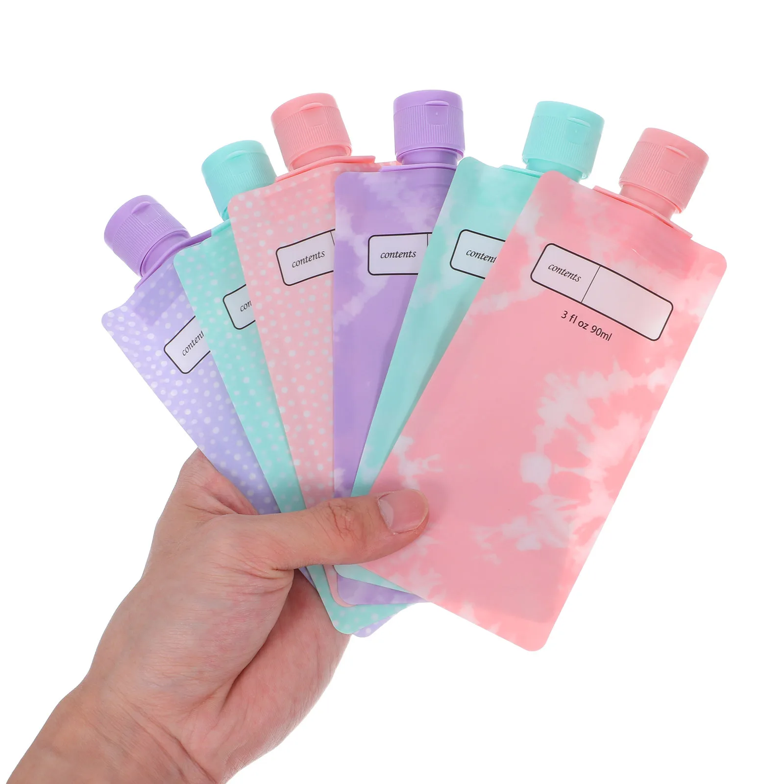 24Pcs Leakproof Portable Travel Liquid Pouches Refillable Lotion Shampoo Body Cream Squeeze Containers for Toiletries
24Pcs Leakproof Portable Travel Liquid Pouches Refillable Lotion Shampoo Body Cream Squeeze Containers for Toiletries