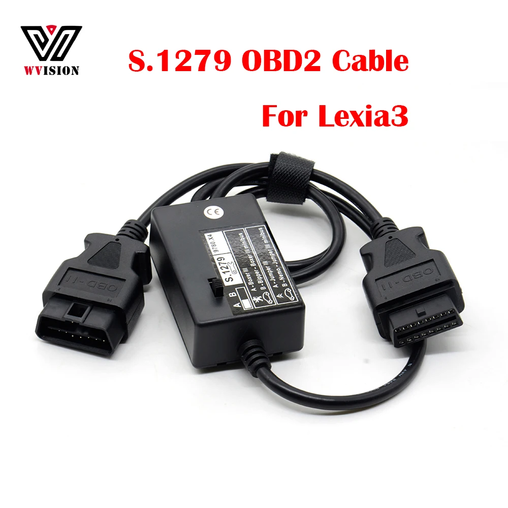 Professional S1279 S.1279 OBD2 Cable For Lexia3 PP2000 Nemo Boxer Jumper 3 Diagnostic Connector For Peugeot/Citroen Repair Tools
Professional S1279 S.1279 OBD2 Cable For Lexia3 PP2000 Nemo Boxer Jumper 3 Diagnostic Connector For Peugeot/Citroen Repair Tools