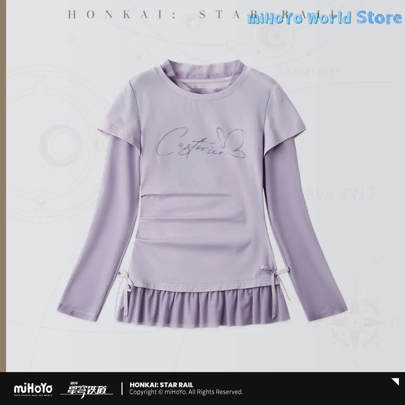 Castorice T-shirt Honkai Star Rail Original Castorice Theme Impression Fake Two T-shirts Cosplay Doujin Birthday Gifts
Castorice T-shirt Honkai Star Rail Original Castorice Theme Impression Fake Two T-shirts Cosplay Doujin Birthday Gifts
