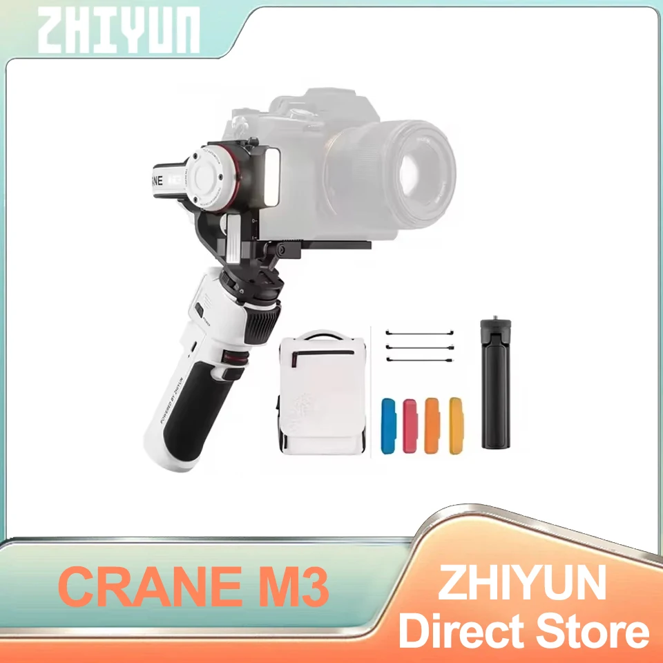 ZHIYUN CRANE M3 3-Axis Camera Gimbal Stabilizer Handheld Quick Release for Mirrorless Cameras Phone for Sony ZVE10 Canon Phone
ZHIYUN CRANE M3 3-Axis Camera Gimbal Stabilizer Handheld Quick Release for Mirrorless Cameras Phone for Sony ZVE10 Canon Phone