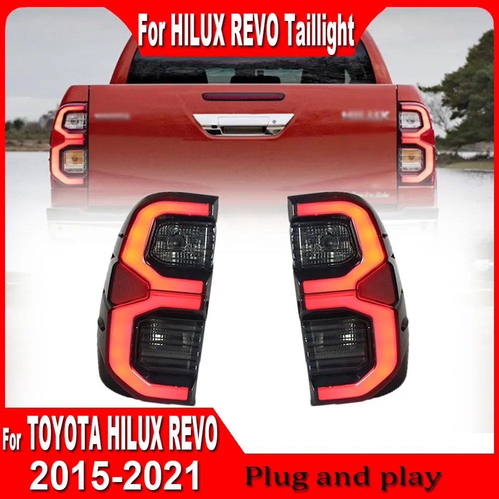 Car Tail Lamp For Toyota Hilux REVO 2015-2021 LED Taillight LED Day Running Light LED Turn Signal Light LED Brake Light Assembly
Car Tail Lamp For Toyota Hilux REVO 2015-2021 LED Taillight LED Day Running Light LED Turn Signal Light LED Brake Light Assembly