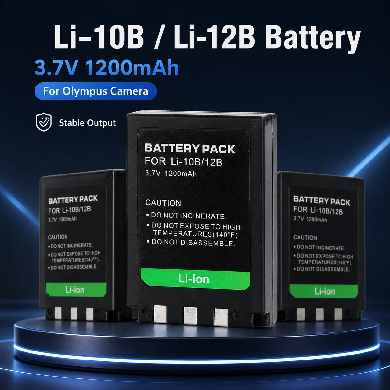 Replacement Battery LI-10B LI-12B 1200mAh Li-ion Pack for Olympus U Series C Series Digital Camera
Replacement Battery LI-10B LI-12B 1200mAh Li-ion Pack for Olympus U Series C Series Digital Camera