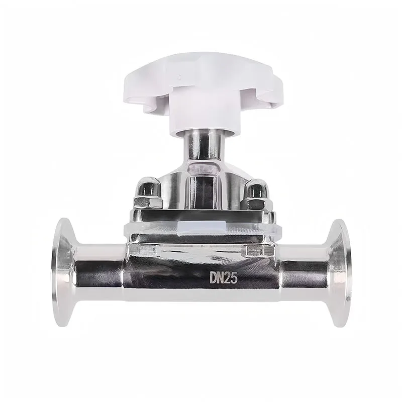 Sanitary Diaphragm Valve 306 Stainless Steel Straight-through quick-opening chucktype diaphragm valve of Brew beer Dairy Product
Sanitary Diaphragm Valve 306 Stainless Steel Straight-through quick-opening chucktype diaphragm valve of Brew beer Dairy Product