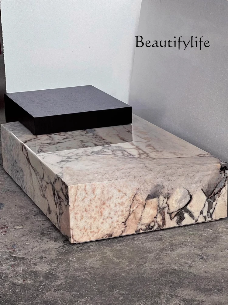Italian minimalist marble coffee table high-end villa living room home creative Nordic modern
Italian minimalist marble coffee table high-end villa living room home creative Nordic modern