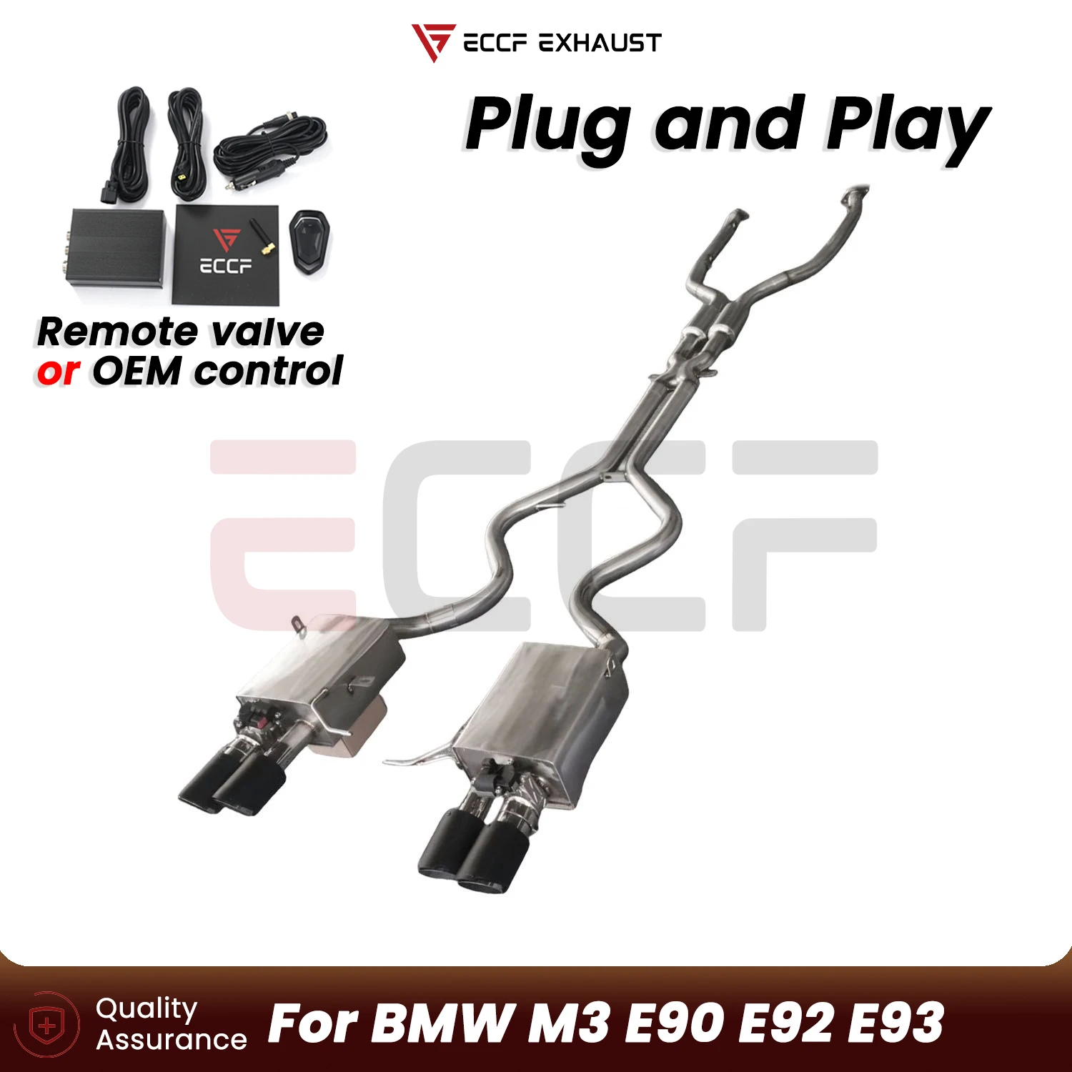 High Temperature Resistant Perfect Valvetronic Exhaust Stainless Steel Catback With Mid pipe for BMW M3 E90 E92 E93
High Temperature Resistant Perfect Valvetronic Exhaust Stainless Steel Catback With Mid pipe for BMW M3 E90 E92 E93