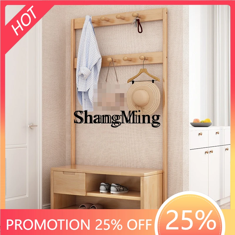 FG walnut clothes new Chinese simple modern hangers floor solid wood bedroom hangers living room
FG walnut clothes new Chinese simple modern hangers floor solid wood bedroom hangers living room