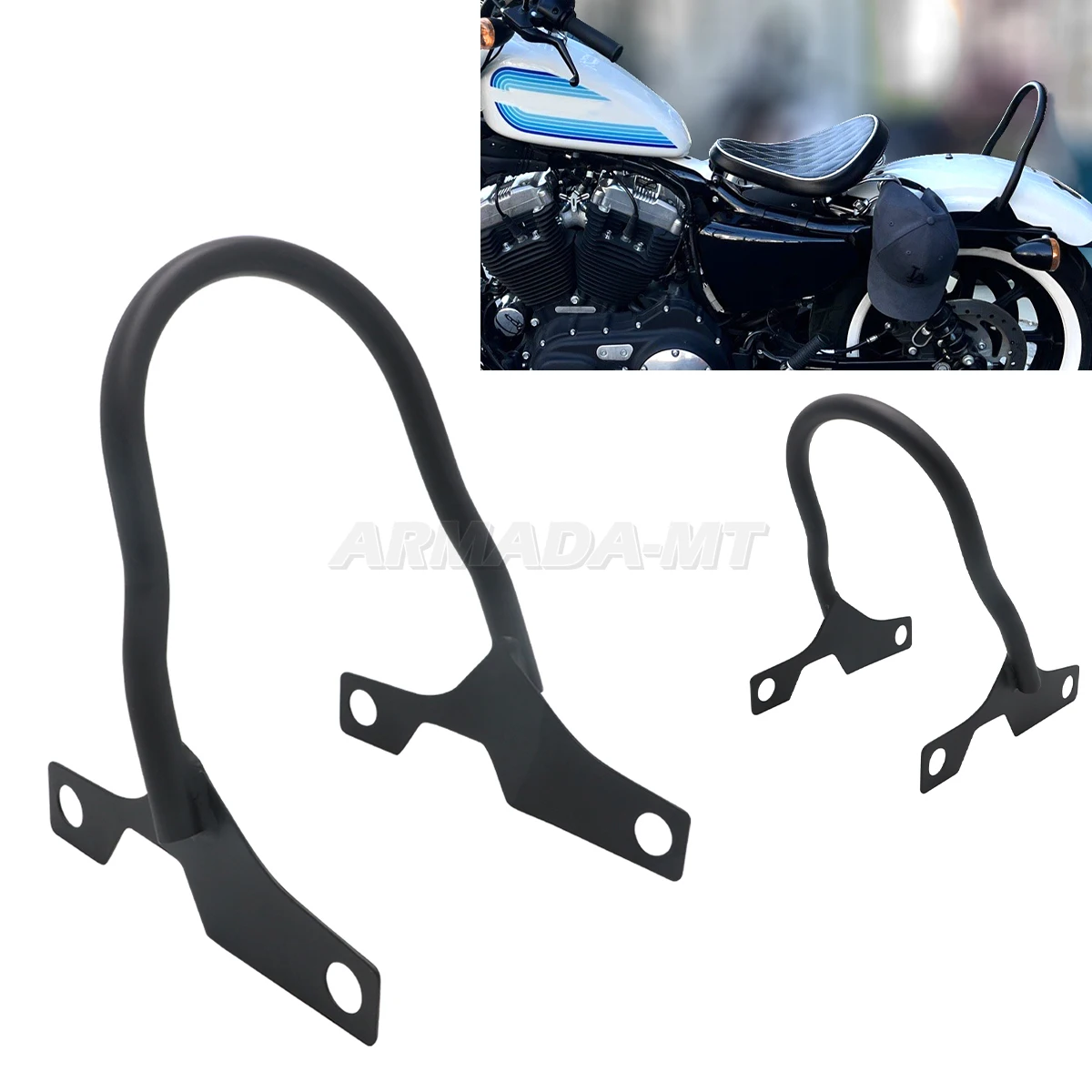 XL883 Motorcyle Rear Backrest Passenger Short Sissy Bar For Harley XL1200 Sportster 883 72 1200 X48 Forty Eight Roadster Custom
XL883 Motorcyle Rear Backrest Passenger Short Sissy Bar For Harley XL1200 Sportster 883 72 1200 X48 Forty Eight Roadster Custom