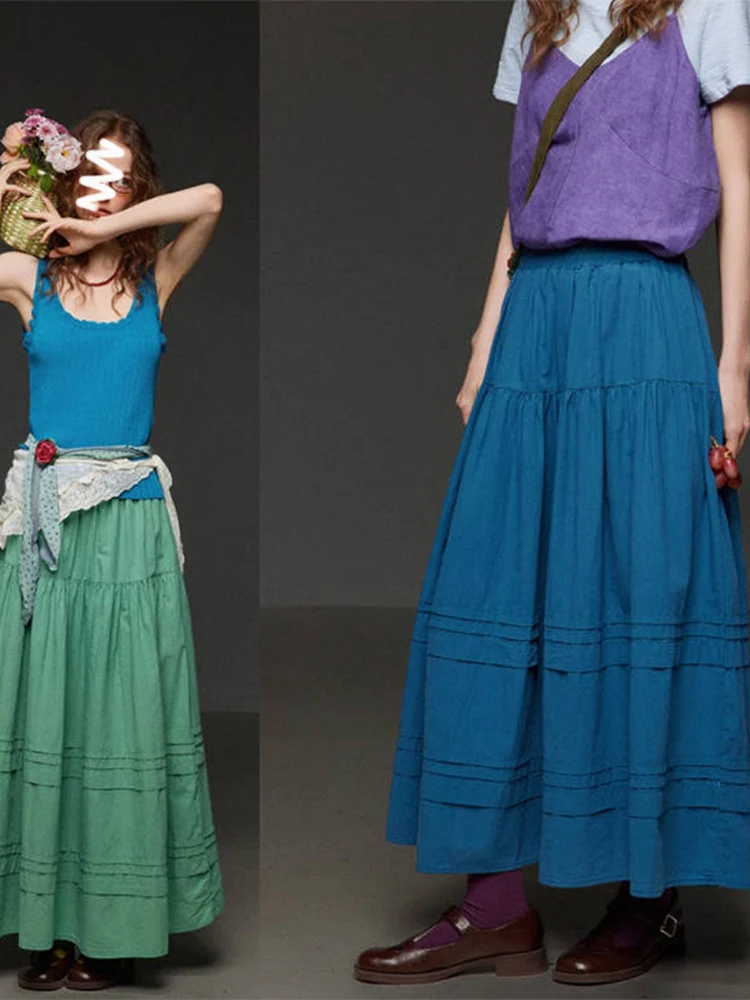 Retro Two-tone Heavy Embroidery A-line Half-length Skirt Artistic Versatile Color High Waist Slimming Stylish New 2025
Retro Two-tone Heavy Embroidery A-line Half-length Skirt Artistic Versatile Color High Waist Slimming Stylish New 2025