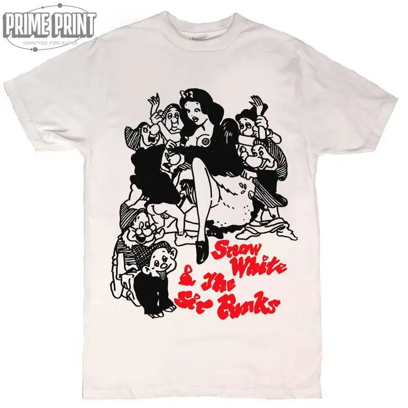 Seditionaries "Snow White" Men's T-Shirt Cotton Tees Short Sleeve T Shirt Round Collar Clothing Summer
Seditionaries "Snow White" Men's T-Shirt Cotton Tees Short Sleeve T Shirt Round Collar Clothing Summer