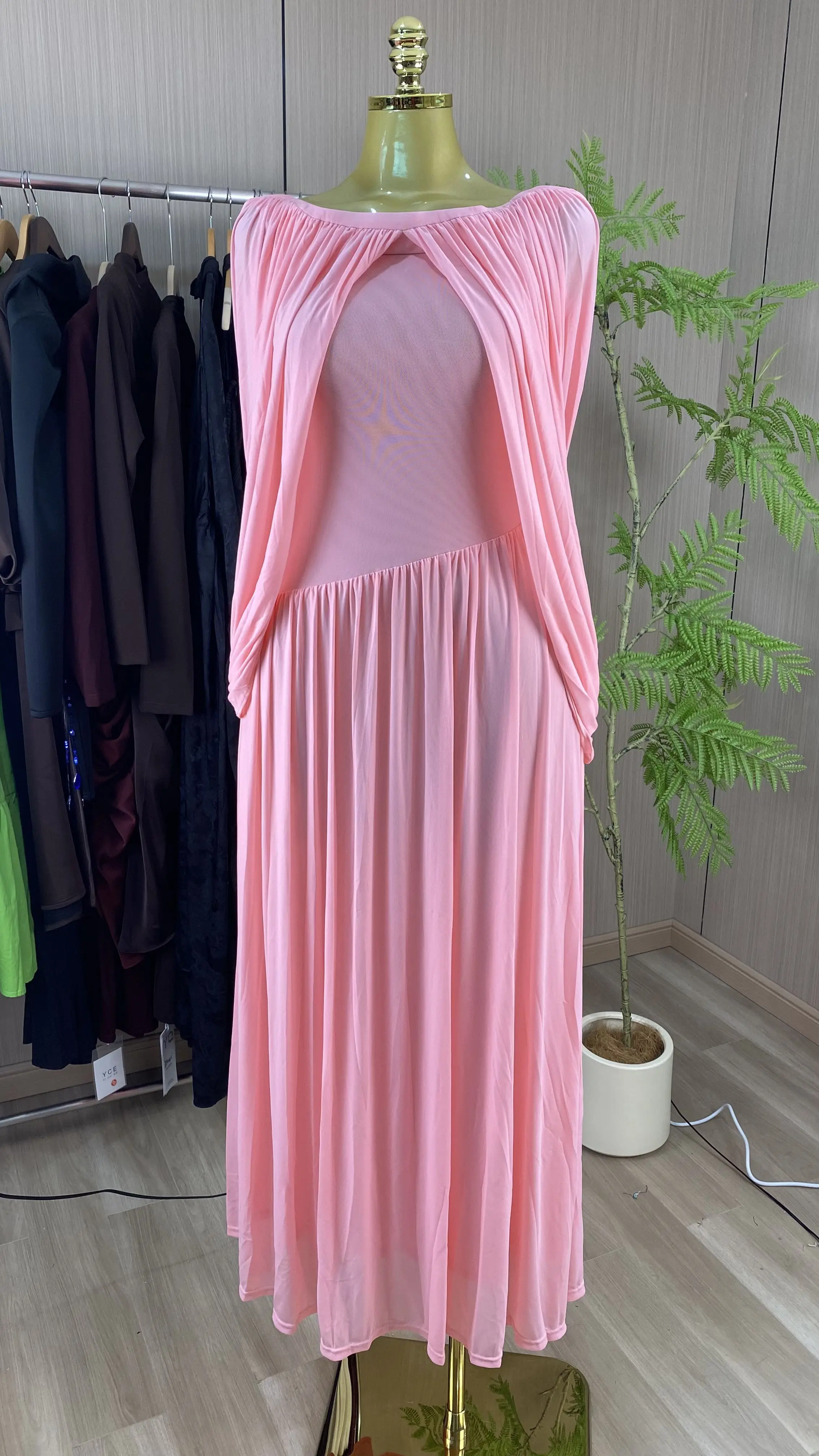 2026 Newest Women's Knitted Dress, Summer Style, Off-Shoulder, Pleated, Slim Fit, Elegant Dress-GZXX839
2026 Newest Women's Knitted Dress, Summer Style, Off-Shoulder, Pleated, Slim Fit, Elegant Dress-GZXX839