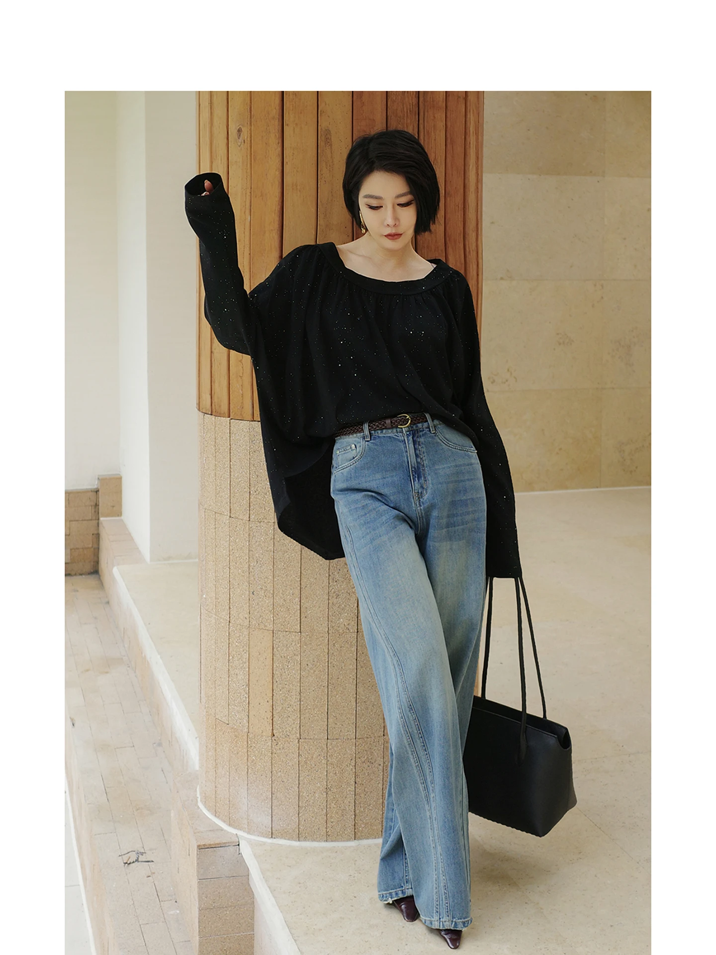 Ultra Soft 3D Tailored Thin Spring Summer Worn Waed Denim Long Pants Scythe Pants High Waist Loose Fit Cotton Jeans for Women
Ultra Soft 3D Tailored Thin Spring Summer Worn Waed Denim Long Pants Scythe Pants High Waist Loose Fit Cotton Jeans for Women