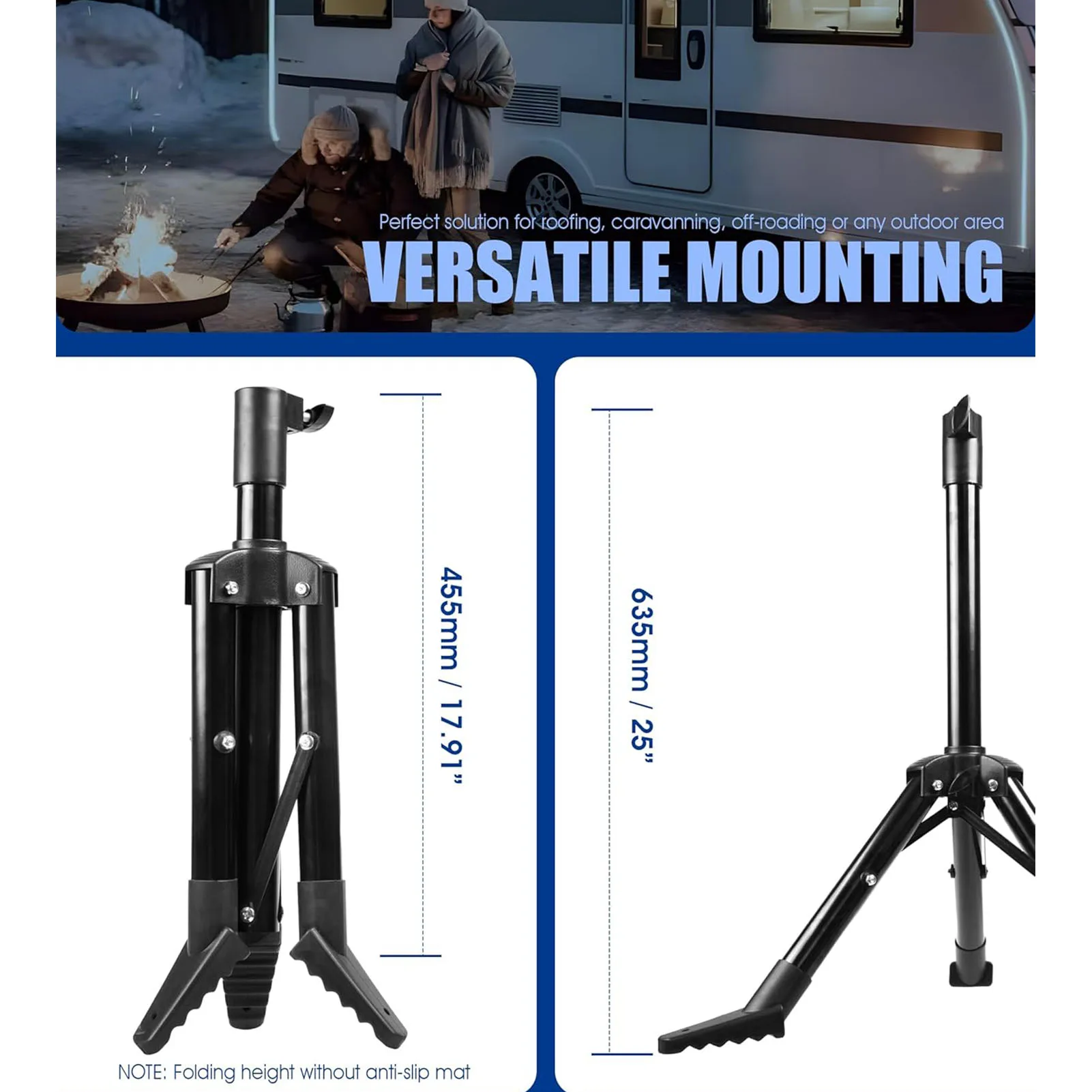 Складной штатив с антенной, подставка для крепления на столб, большая грузоподъемность, простая установка для кемпинга на крыше для устройства V2 V1
Складной штатив с антенной, подставка для крепления на столб, большая грузоподъемность, простая установка для кемпинга на крыше для устройства V2 V1