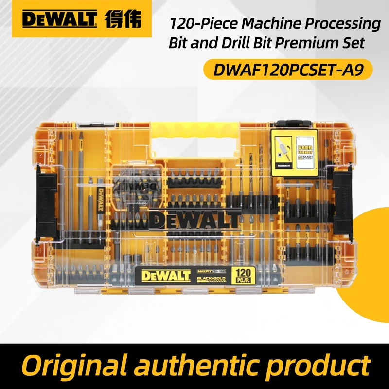 Набор инструментов DEWALT DWAF120PCSET серии TSTAK: 120 предметов, включая набор бит для обработки материалов и премиальный набор отверточных бит
Набор инструментов DEWALT DWAF120PCSET серии TSTAK: 120 предметов, включая набор бит для обработки материалов и премиальный набор отверточных бит