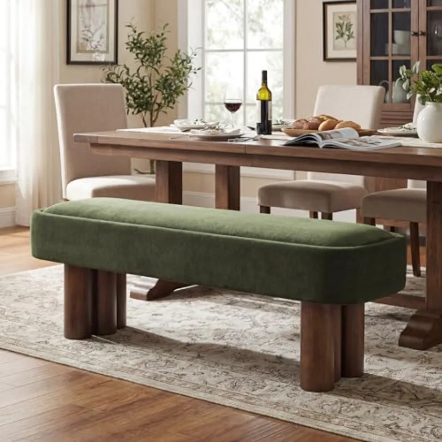 60.04'L Indoor Boucle Dining Bench with Walnut Color Legs, Upholstered Seating for Kitchen, Dining Room and Living Space, 250lb
60.04'L Indoor Boucle Dining Bench with Walnut Color Legs, Upholstered Seating for Kitchen, Dining Room and Living Space, 250lb