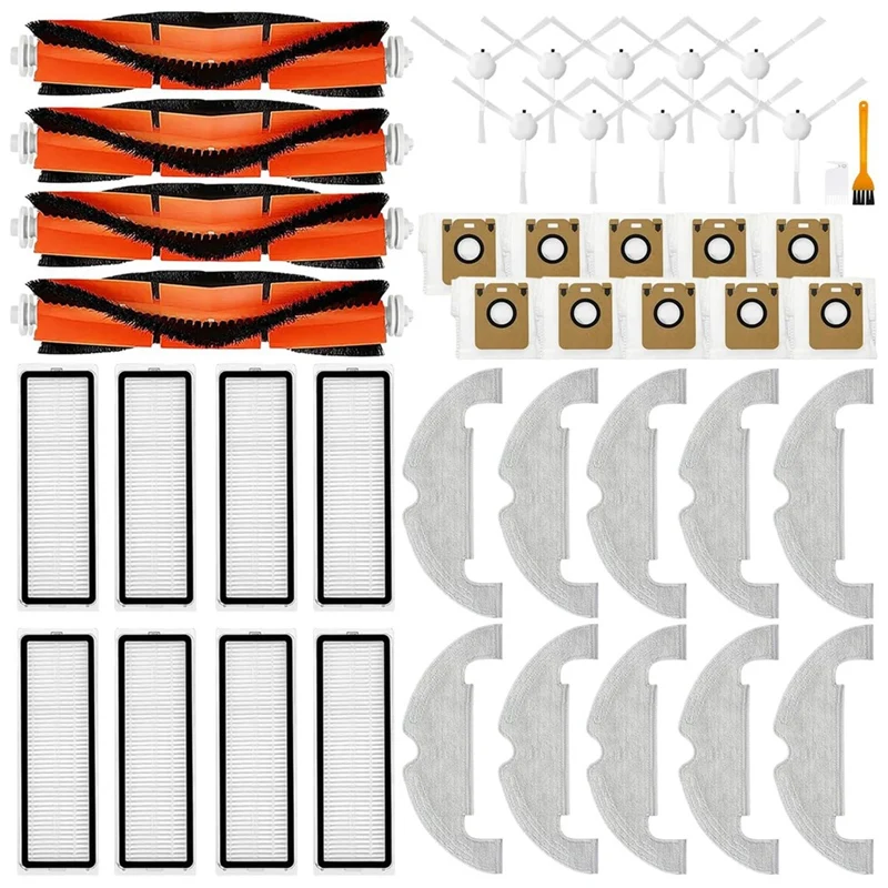 ABHU For Dreame Bot D10 Plus/RLS3D Vacuum Cleaner Main Side Brush Hepa Filter Mop Cloth Dust Bags Replacement Parts
ABHU For Dreame Bot D10 Plus/RLS3D Vacuum Cleaner Main Side Brush Hepa Filter Mop Cloth Dust Bags Replacement Parts