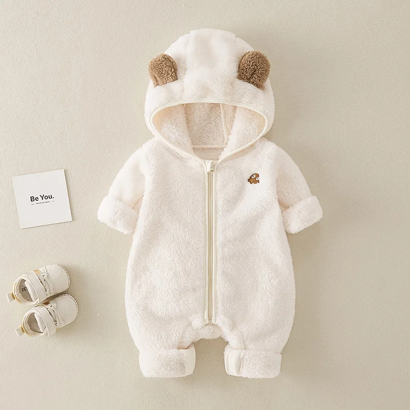 Baby autumn and winter onesie warm cotton-padded clothes for boys girls baby clothes hooded outdoor clothing crawling clothes
Baby autumn and winter onesie warm cotton-padded clothes for boys girls baby clothes hooded outdoor clothing crawling clothes