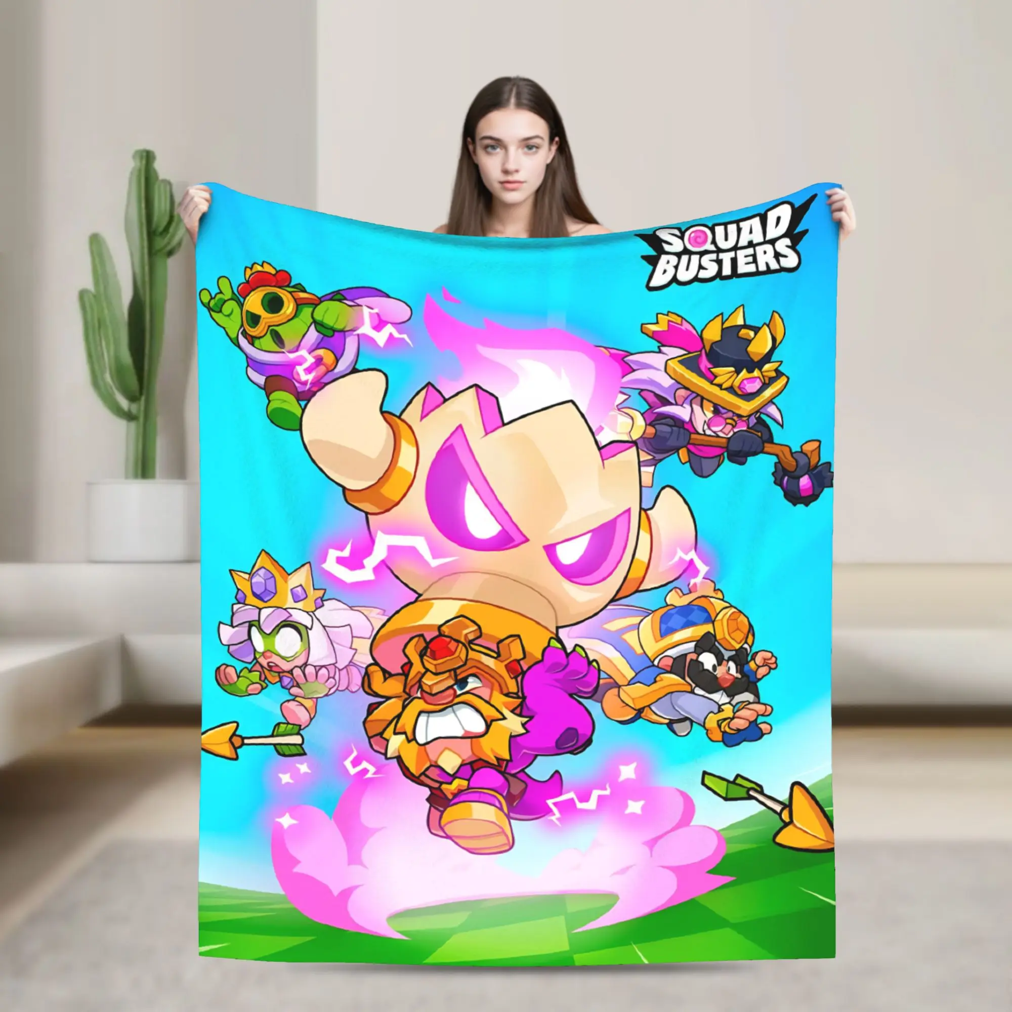 Squad Busters Game Flannel Blanket Warm Soft Throw Blanket for Couch Bed Airplane Travel Novelty Bedspread Sofa Bed Cover
Squad Busters Game Flannel Blanket Warm Soft Throw Blanket for Couch Bed Airplane Travel Novelty Bedspread Sofa Bed Cover